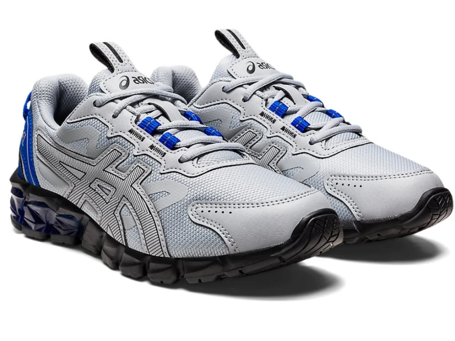 ASICS Kids GEL-QUANTUM 90 3 Running Shoes - Piedmont Grey/Black - Grade School Sneakers