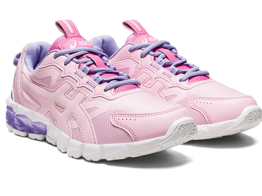 ASICS Kids GEL-QUANTUM 90 3 Running Shoes - Cotton Candy/White - Grade School Sneakers