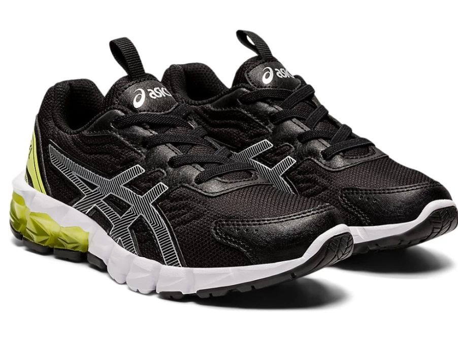 ASICS Kids GEL-QUANTUM 90 3 Preschool Running Shoes - Black/Pure Silver