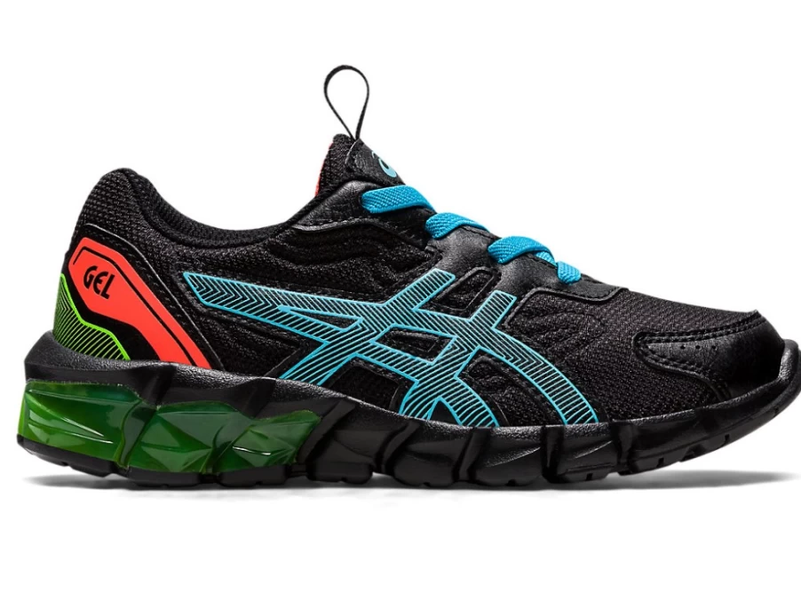 ASICS Kids GEL-QUANTUM 90 3 Preschool Running Shoes - Black/Aquarium