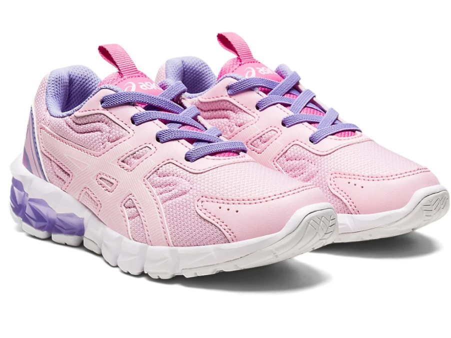 ASICS Kids GEL-QUANTUM 90 3 Preschool Running Shoes - Cotton Candy/White