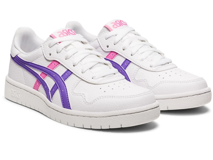 ASICS Kids' JAPAN S Grade School Running Shoes - White/Amethyst