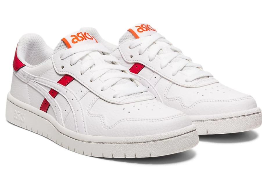 ASICS Kids' S Grade School Shoes - White/White - Japan Style Running Sneakers