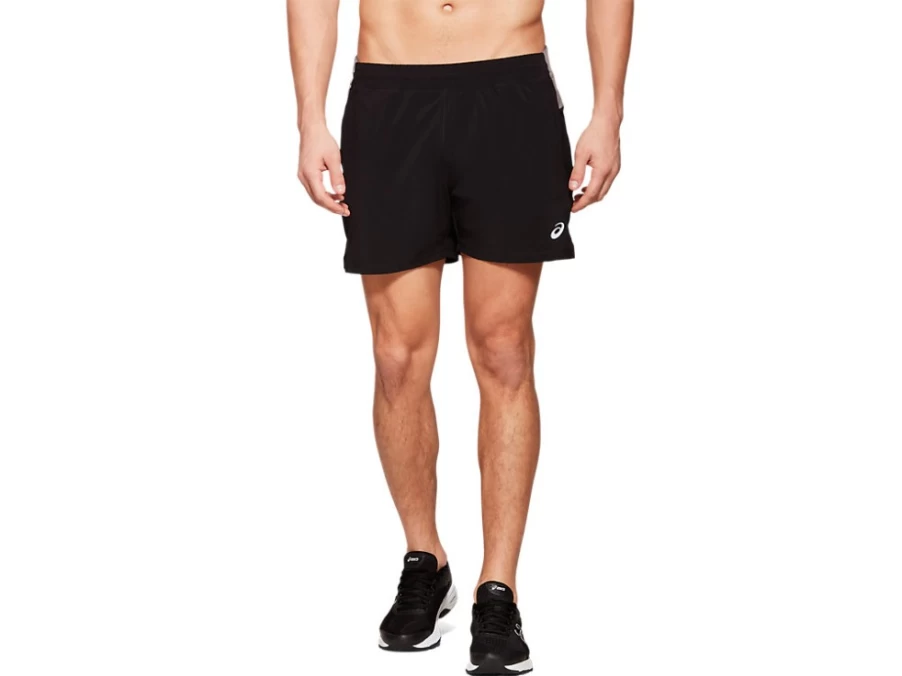 ASICS Men's FIETRO 5-Inch Performance Black Running Shorts