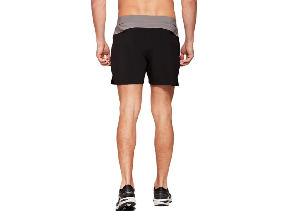 ASICS Men's FIETRO 5-Inch Performance Black Running Shorts