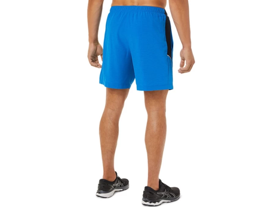 ASICS Men's 7-Inch PR LYTE Short - Electric Blue Spacedye Running Shorts for Men