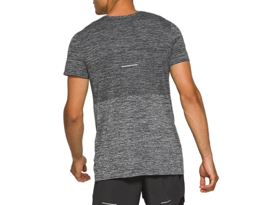 ASICS Men's Race Seamless Short Sleeve Shirt - Performance Black Running Top