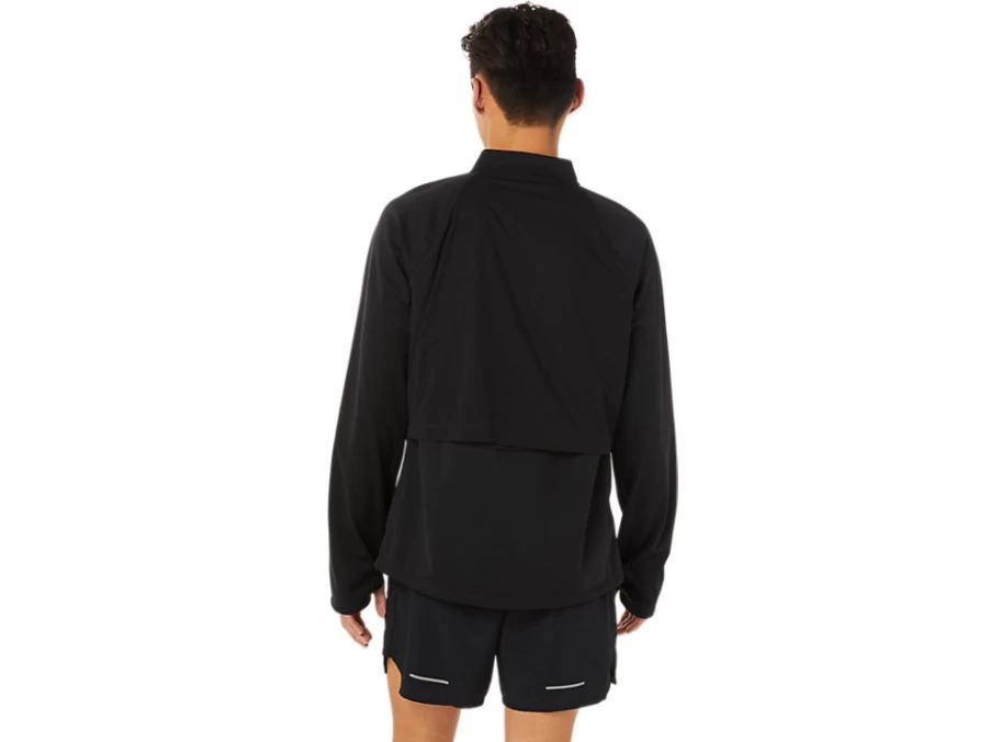 ASICS Men's Lightweight Athletic Motion (LAM) Jacket in Performance Black
