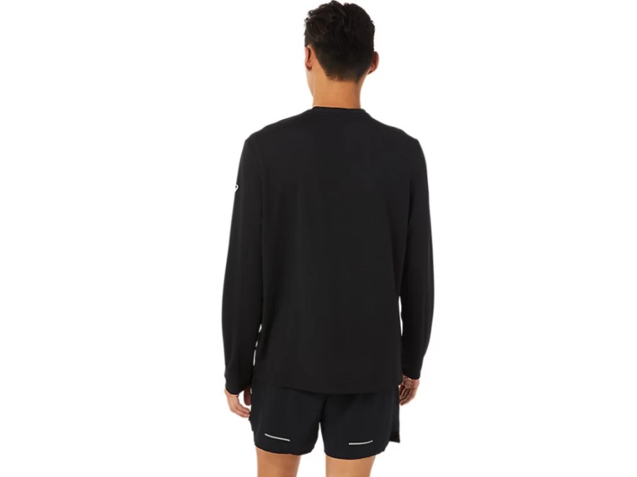 ASICS Men's Performance Black LAM Ready-Set II Long Sleeve Shirt