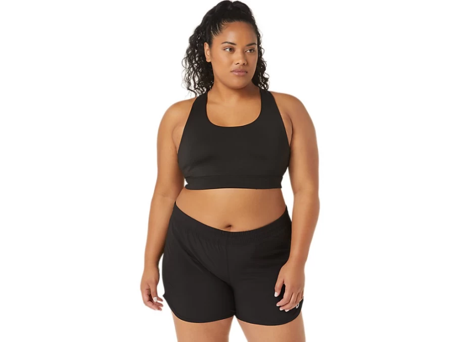 ASICS Women's PR LYTE BRA - Performance Black Sports Bra for Running & Training