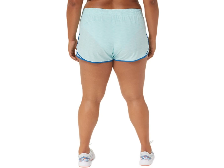 ASICS Women's PR Lyte 2.5" Running Shorts in Clear Blue Spacedye/Lake Drive
