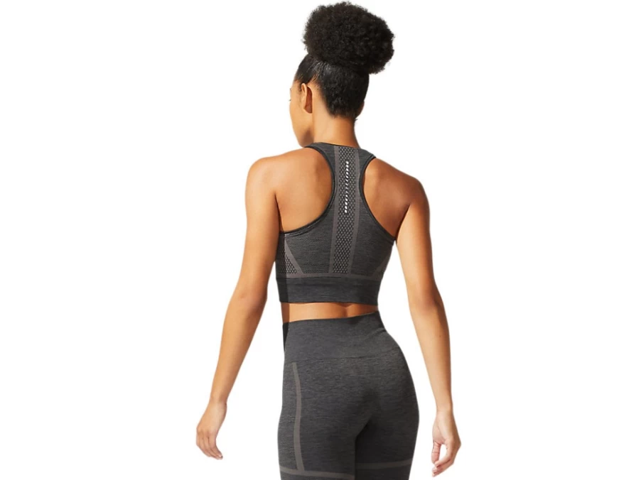 ASICS Women's Seamless Performance Black Top – Breathable Workout Shirt