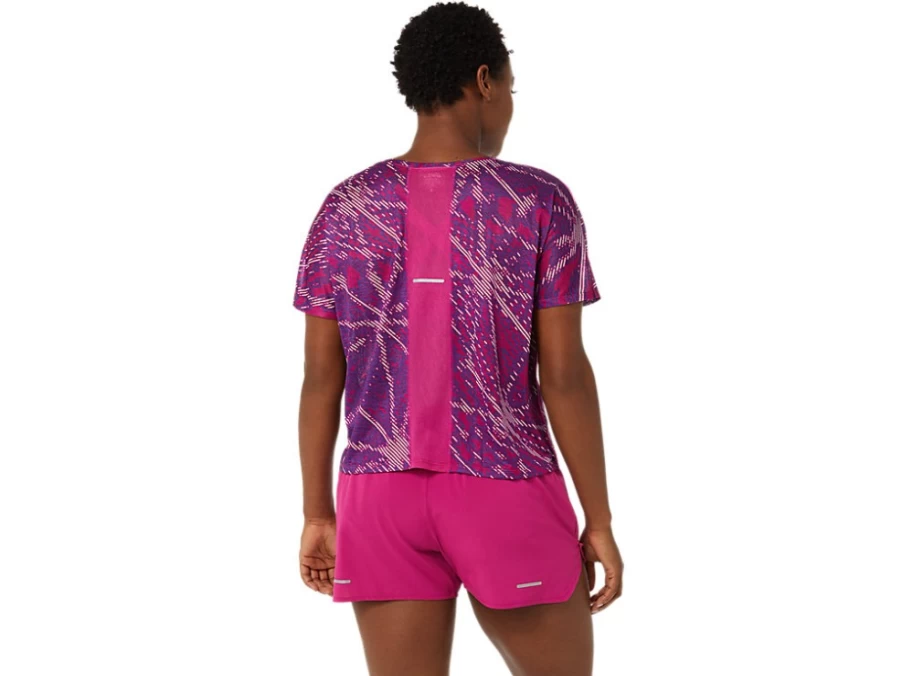 ASICS Women's Yo Zakura Aop Sakura Print Short Sleeve Top