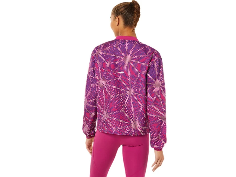 ASICS Women's Yo Zakura Aop Sakura Jacket - Lightweight Spring Outerwear for Women