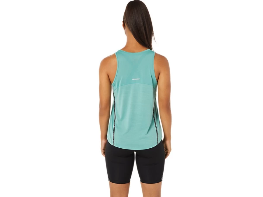 ASICS Women's Sage Green Race Running Tank Top