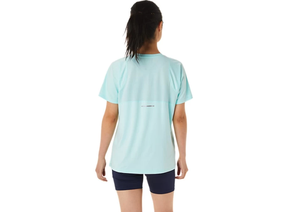 ASICS Women's PR LYTE RUN Short Sleeve T-Shirt in Clear Blue | Lightweight Running Top
