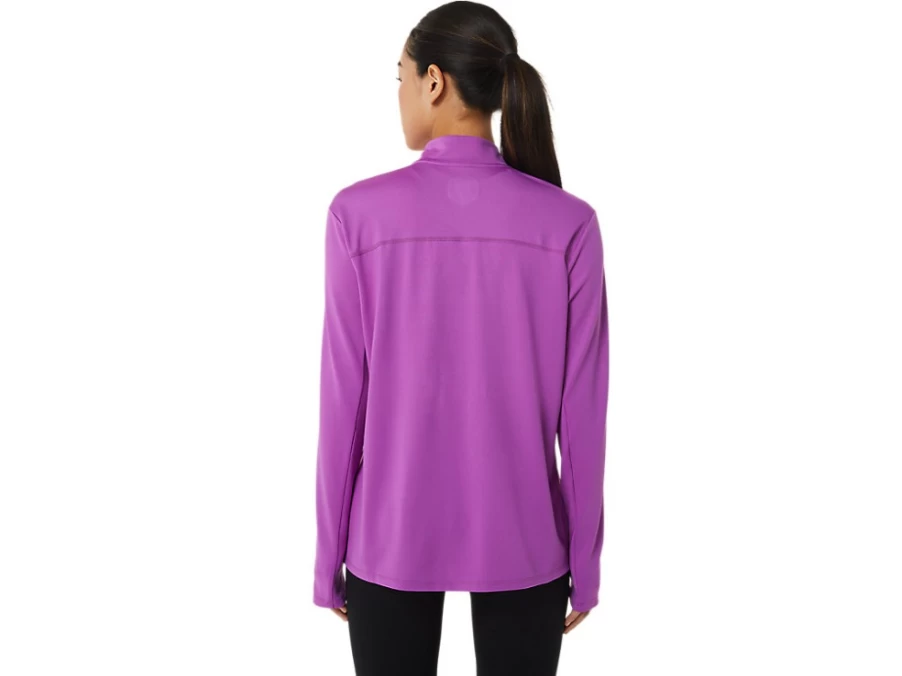 ASICS Women's Ready-Set Half Zip Pullover - Orchid/French Blue Athletic Top