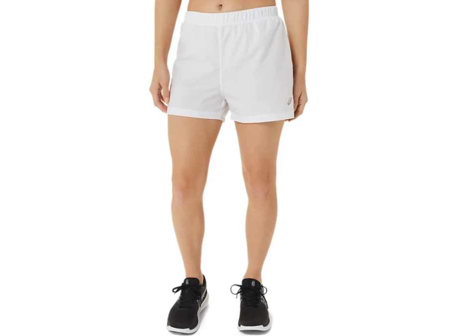 ASICS Women's Ready-Set 3-Inch Shorts in Brilliant White - Running & Athletic Shorts