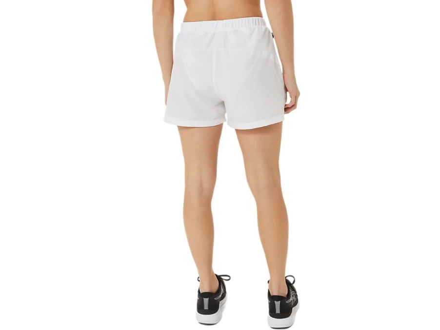 ASICS Women's Ready-Set 3-Inch Shorts in Brilliant White - Running & Athletic Shorts