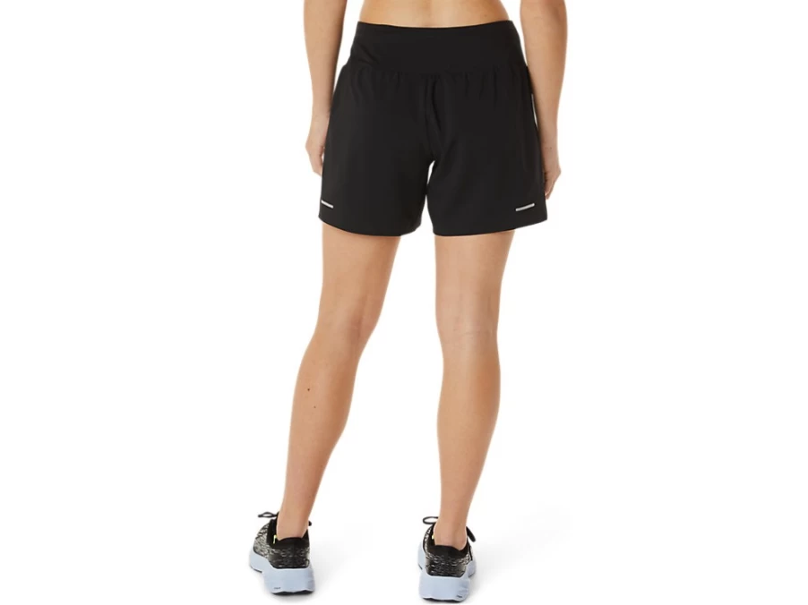 ASICS Women's Performance Black Road 2-N-1 5.5-Inch Running Shorts