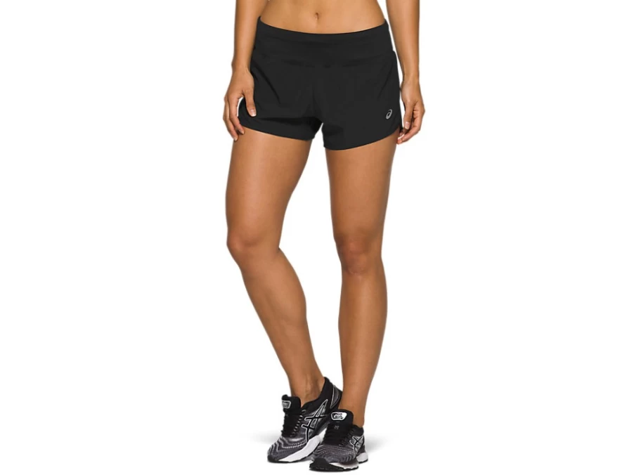 ASICS Women's Performance Black 3.5-Inch Road Running Shorts