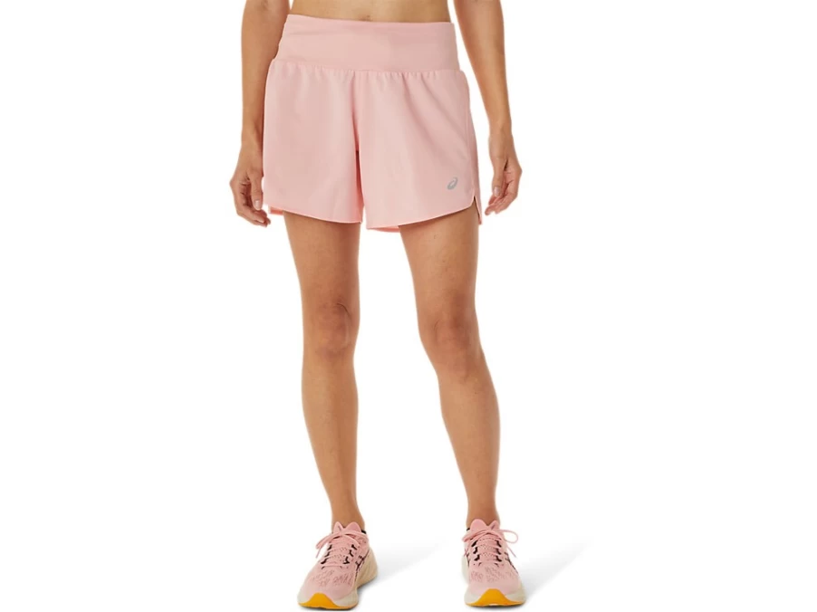 ASICS Women's Road Running Shorts 5.5 Inch - Frosted Rose Color for Comfort & Performance