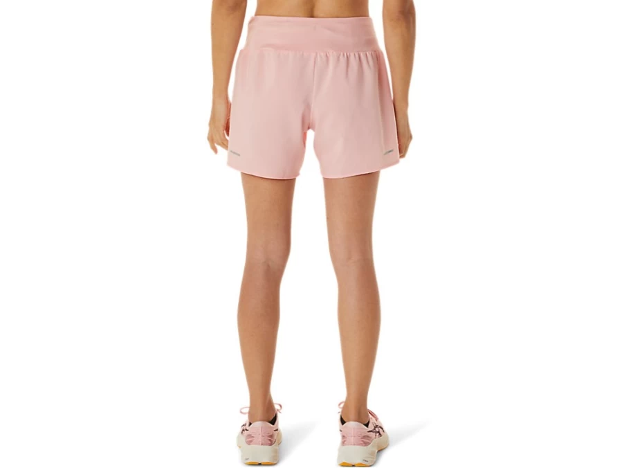 ASICS Women's Road Running Shorts 5.5 Inch - Frosted Rose Color for Comfort & Performance