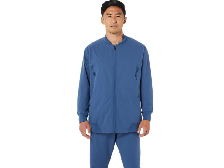 ASICS Men's Grand Shark Hybrid Jacket - Lightweight Water-Resistant Outdoor Jacket for Running & Training