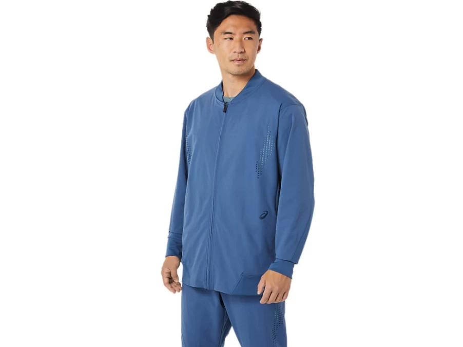 ASICS Men's Grand Shark Hybrid Jacket - Lightweight Water-Resistant Outdoor Jacket for Running & Training