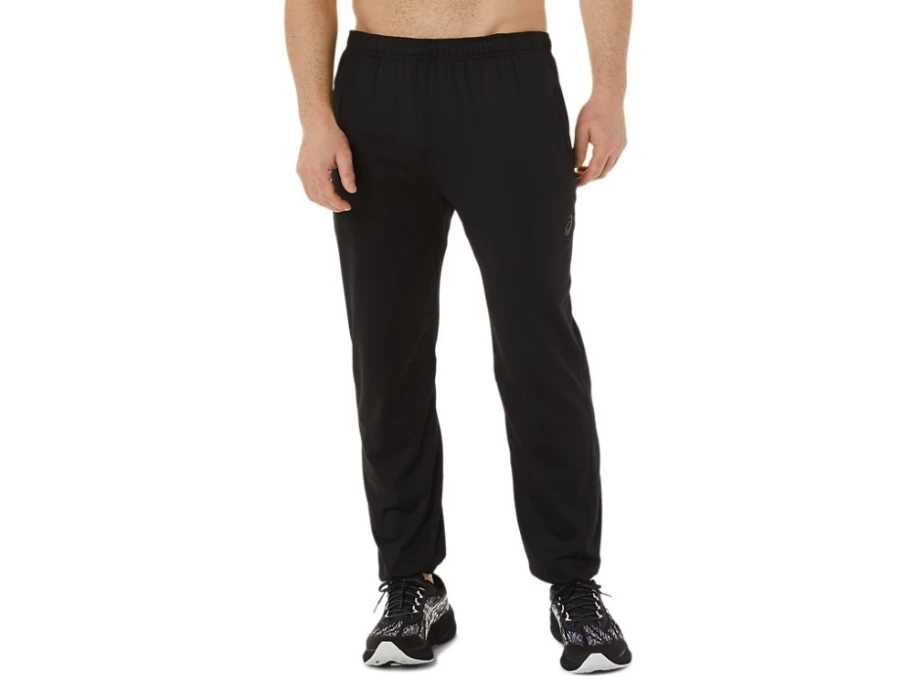 ASICS Men's Performance Black Brushed Knit Pants