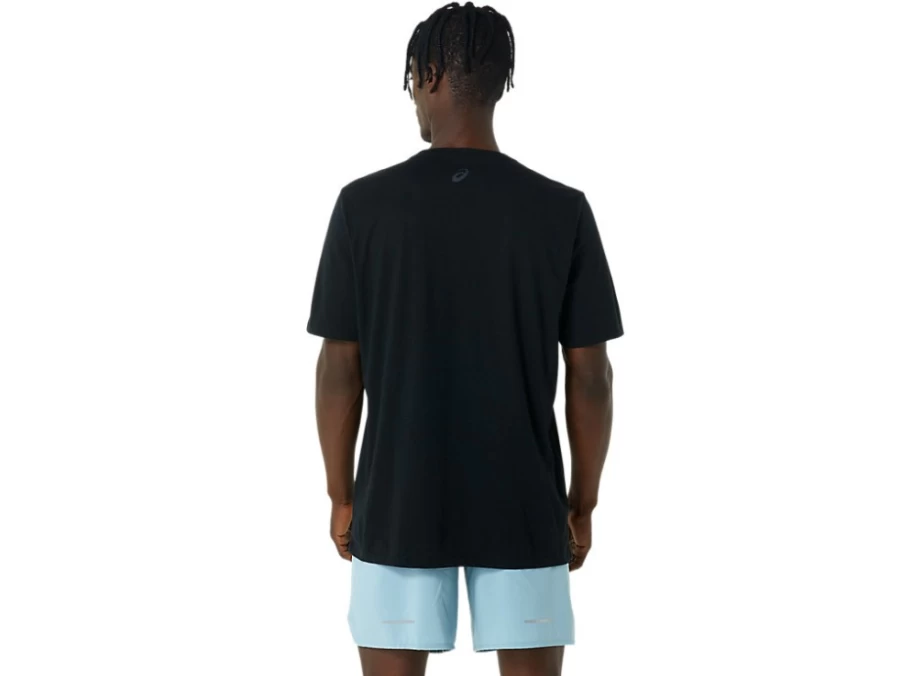 ASICS Men's Halloween Bats Short Sleeve T-Shirt in Performance Black
