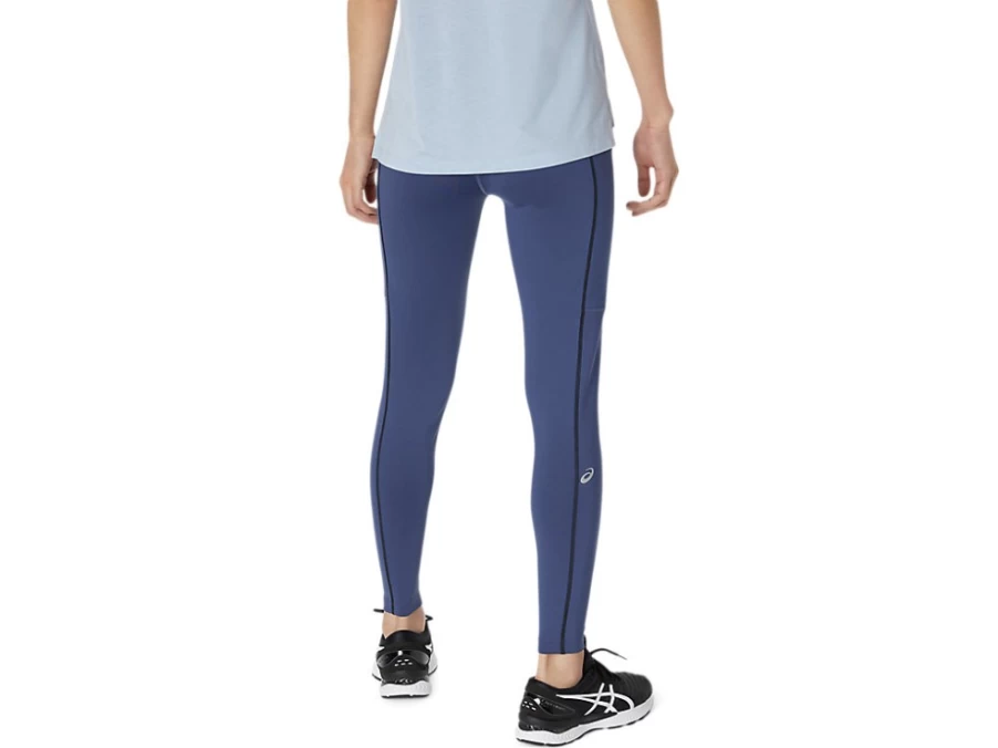 ASICS Women's ThermoPolis Tight - Thunder Blue/Performance Black Running Tights for Women