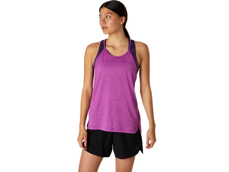 ASICS Women's Digital Grape Spacedye Strappy Tank Top