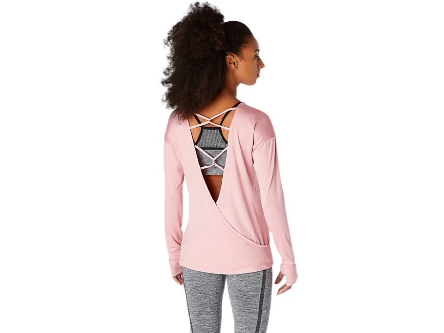 ASICS Women's Smokey Rose Long Sleeve Top for Athletic Wear