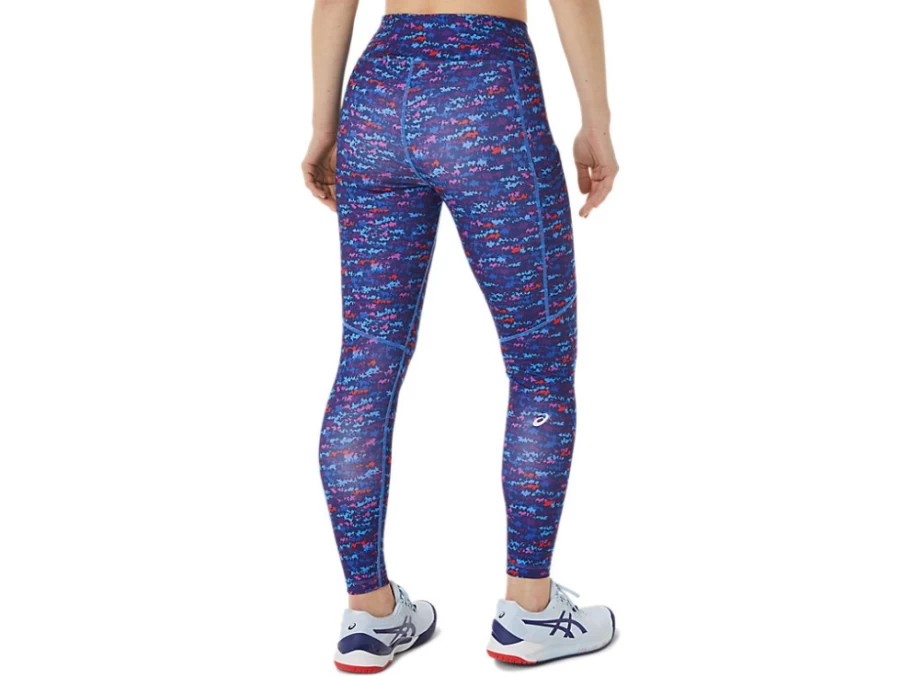 ASICS Women's Tennis Japan Brushed AOP Orchid Printed Tight - Strong 92 Design