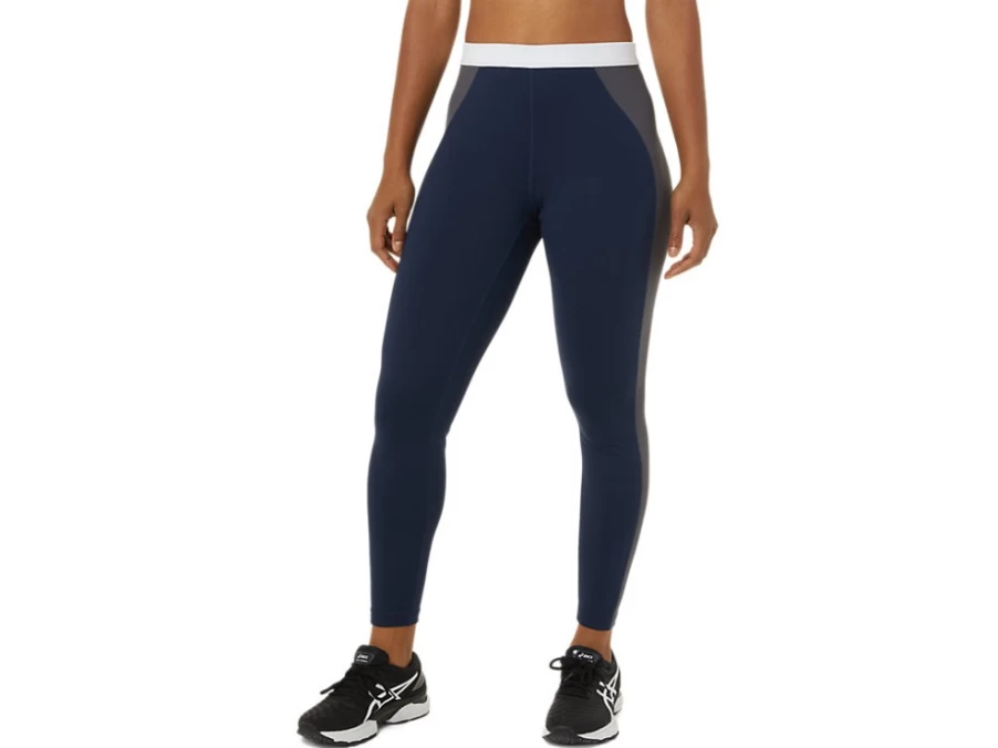 ASICS Women's The New Strong Repurposed Tight - Peacoat/Piedmont Grey/Brilliant White