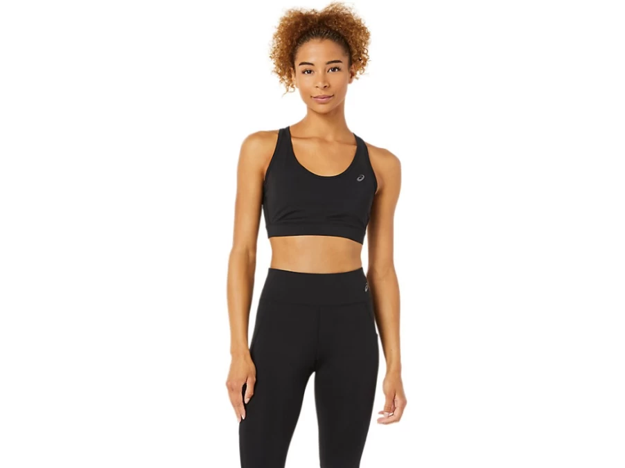 ASICS Women's Performance Black Adjustable Support Sports Bra