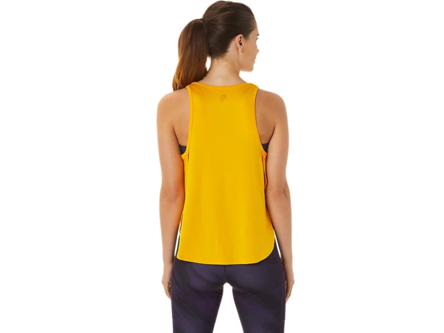 ASICS Women's Sunflower Sleeveless Top with Side Slit - Athletic Casual Wear