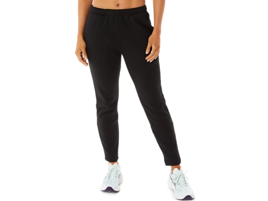 ASICS Women's Performance Black Brushed Knit Pant - Comfortable Athletic Pants