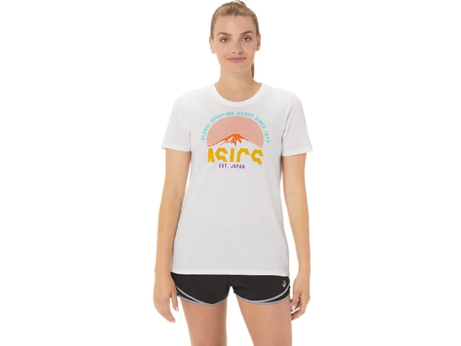 ASICS Women's GSG Since 1977 Adventure Crew Socks - Brilliant White