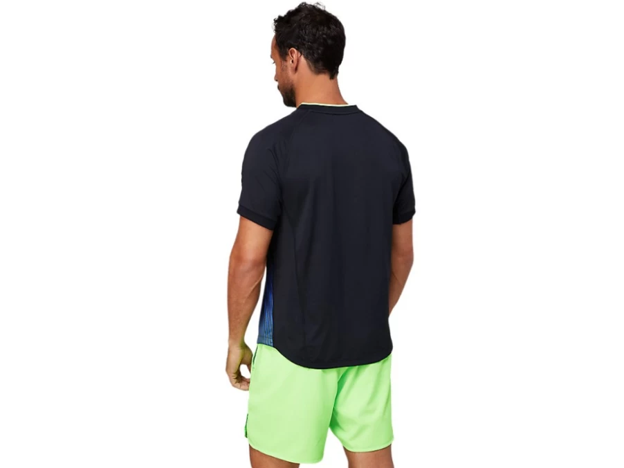 ASICS Men's Match Graphic Tee in Performance Black - Stylish Casual T-Shirt for Men