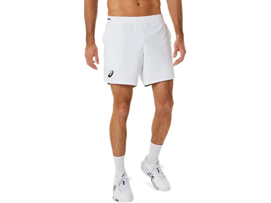 ASICS Men's Match 7-Inch Shorts in Brilliant White - Lightweight Running Shorts for Men
