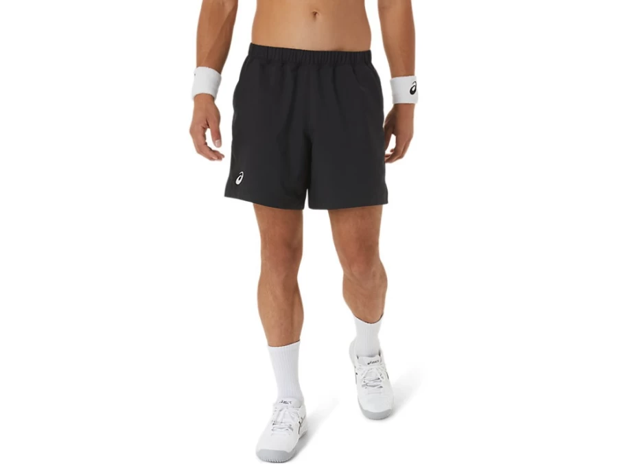 ASICS Men's Performance Black Court 7-Inch Shorts