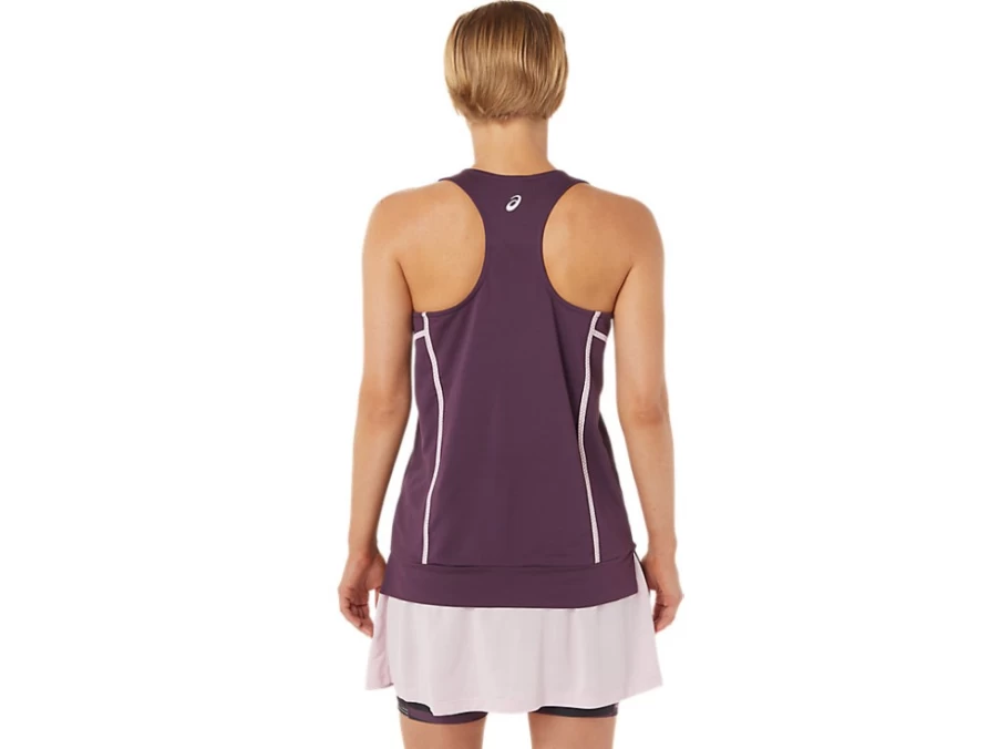 ASICS Women's Strong 92 Tank Top - Deep Plum/Barely Rose Fitness Apparel