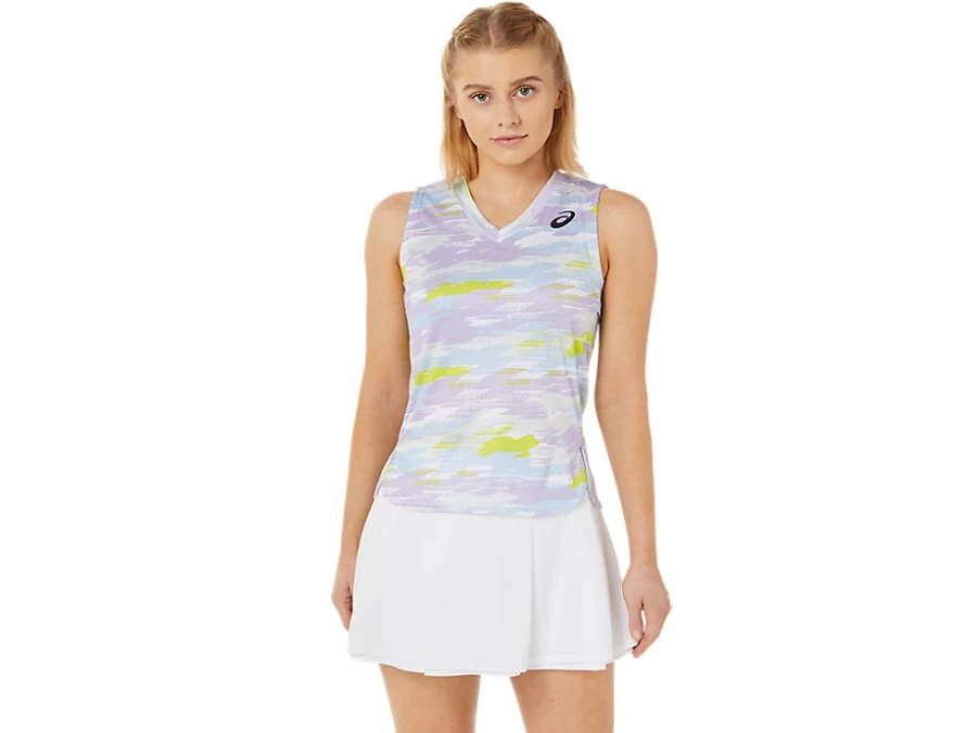 ASICS Women's Murasaki Graphic Match Tank Top - Stylish Athletic Wear