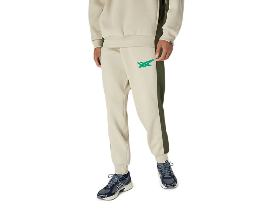 ASICS Men's Putty Brushed French Terry Sweatpants - Comfort Athletic Joggers