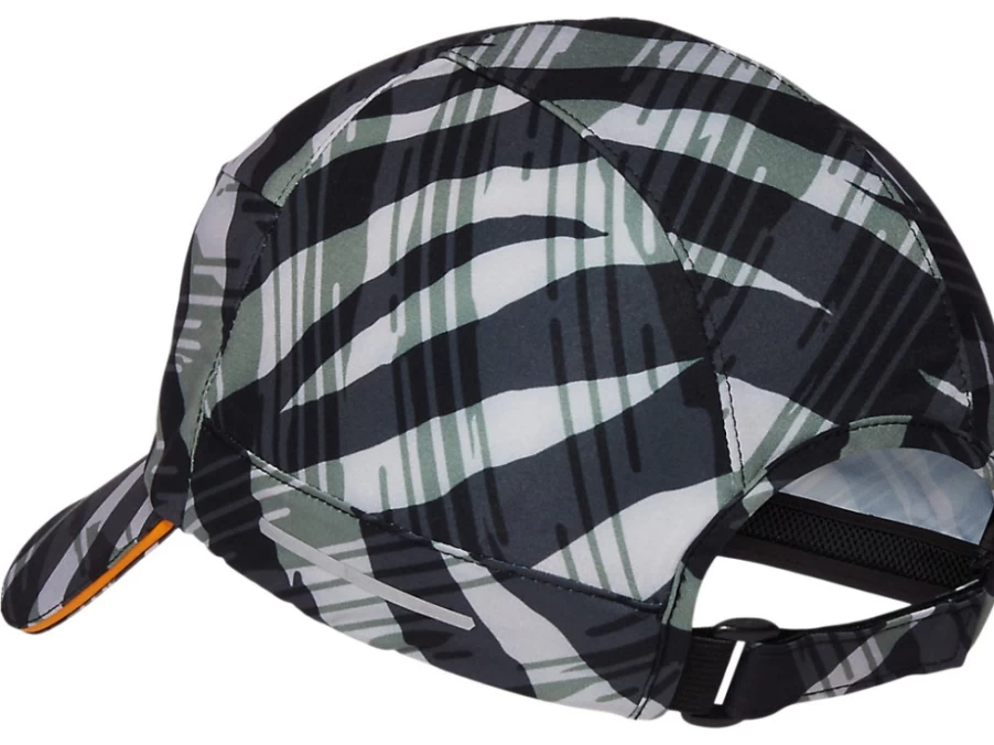 ASICS Unisex Mantle Green/Amber Graphic Woven Cap - Stylish & Comfortable