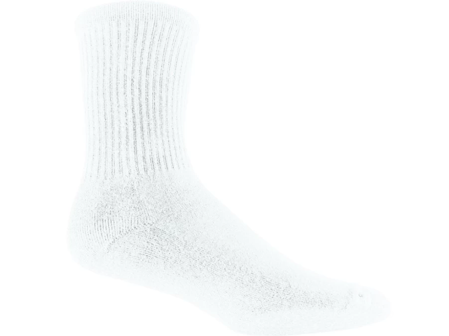 ASICS Unisex White Team Crew Socks for Men & Women - Comfortable Athletic Socks