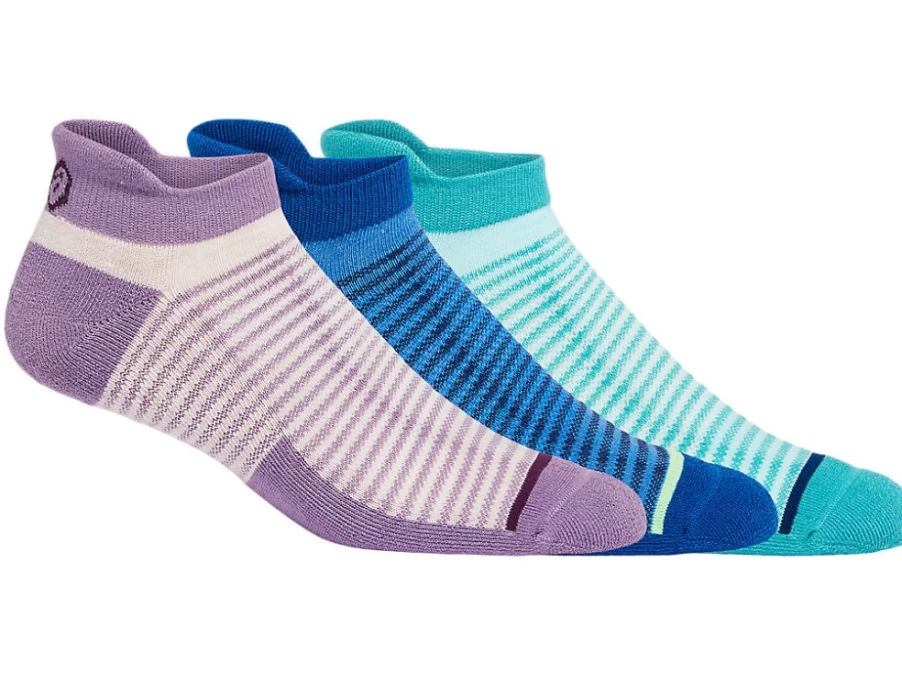 ASICS Women's Cushion™ Low Cut Socks (3 Pack) - Lake Drive/Barely Rose Multi
